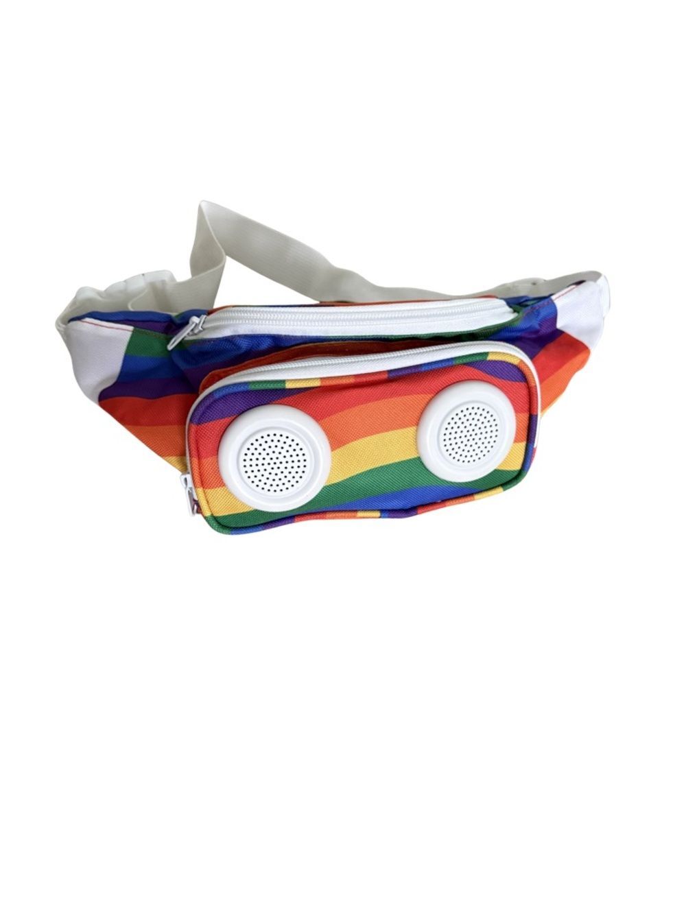 Rainbow Colorways Speaker Fanny Pack